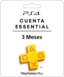 PSN PLUS ESSENTIAL 3 MESES CUENTA PRINCIPAL PS4