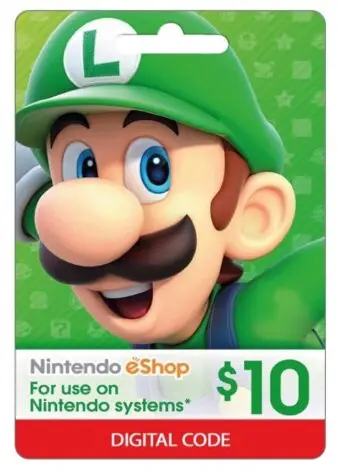 Tarjeta Eshop - Gift Card Nintendo 10 Usd