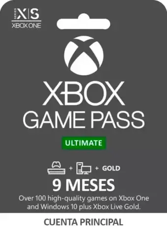 XBOX GAME PASS ULTIMATE SUSCRIPCIÓN DE 9 MESES