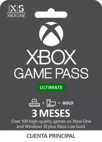 XBOX GAME PASS ULTIMATE SUSCRIPCIÓN DE 3 MESES