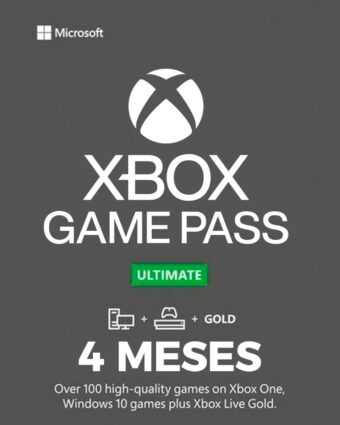 XBOX GAME PASS ULTIMATE SUSCRIPCIÓN DE 4 MESES