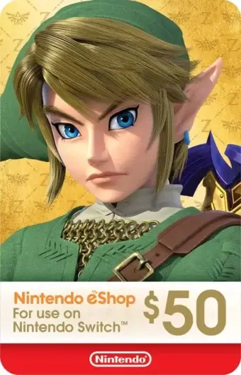 TARJETA ESHOP – GIFT CARD NINTENDO 50 USD