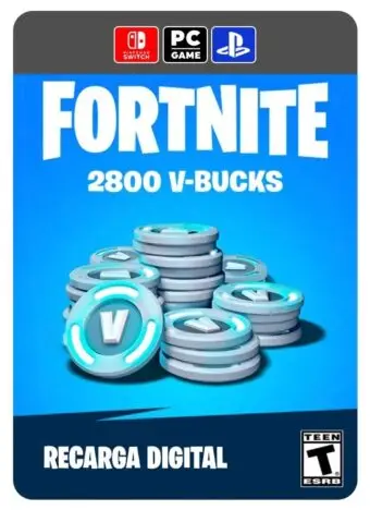 Fortnite - 2,800 V-Bucks Codigo Global