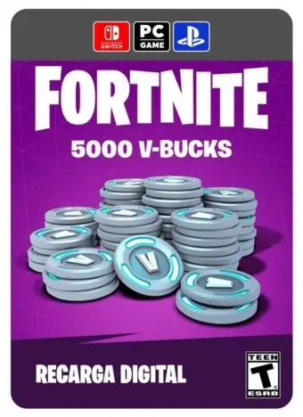 Fortnite - 5,000 V-Bucks Código Digital
