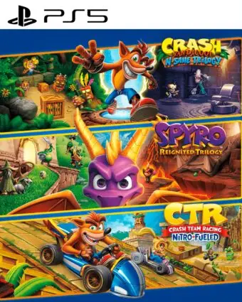 Crash + Spyro Triple Play Bundle -PS5