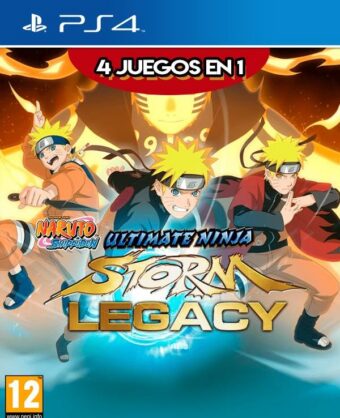 4 juegos en 1 NARUTO SHIPPUDEN Ultimate Ninja STORM Legacy PS4