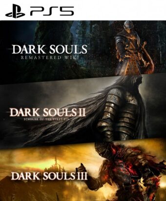 Pack 3 en 1 Dark Souls Remastered + Dark Souls II Scholar of the First Sin + Dark Souls III PS5