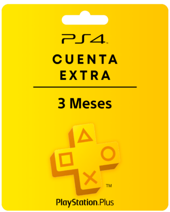 PSN PLUS EXTRA 3 MESES PS4