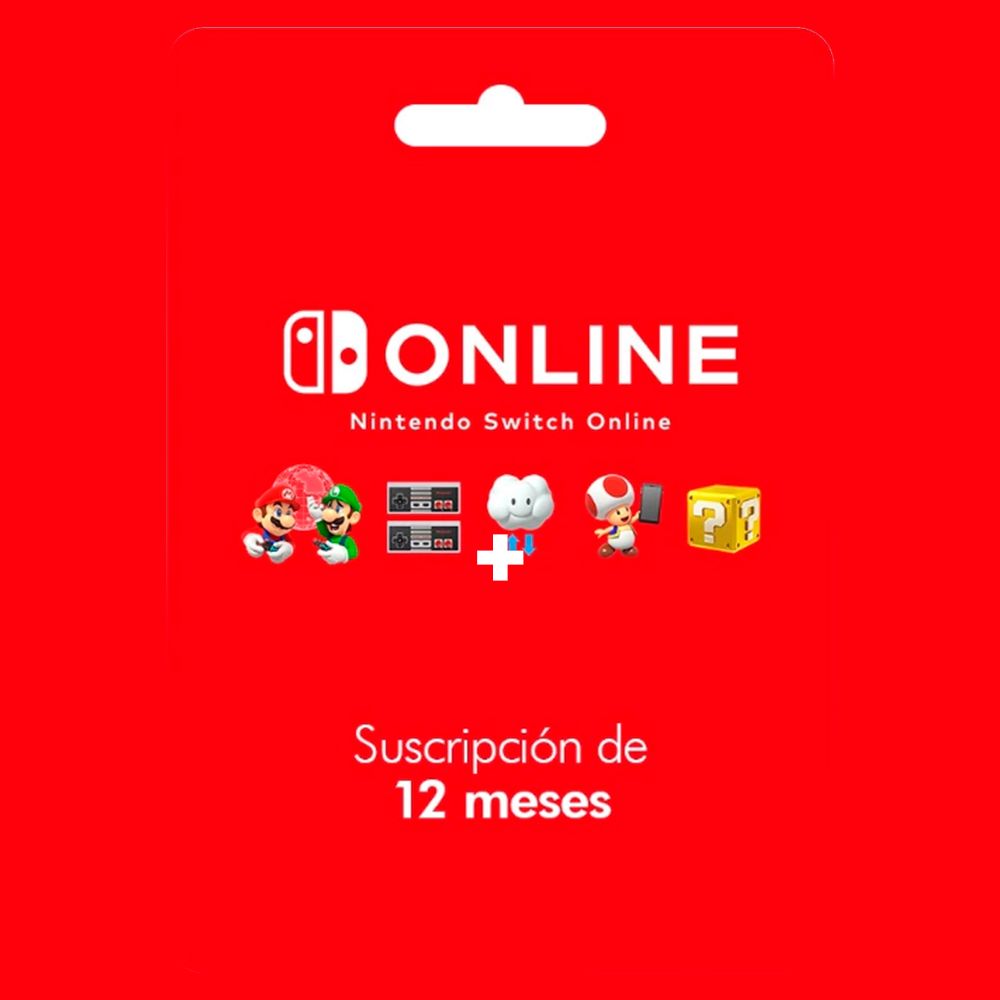 Nintendo Membresia 12 meses