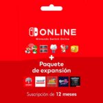 Nintendo Membresia 12 meses mas paquete de expansion