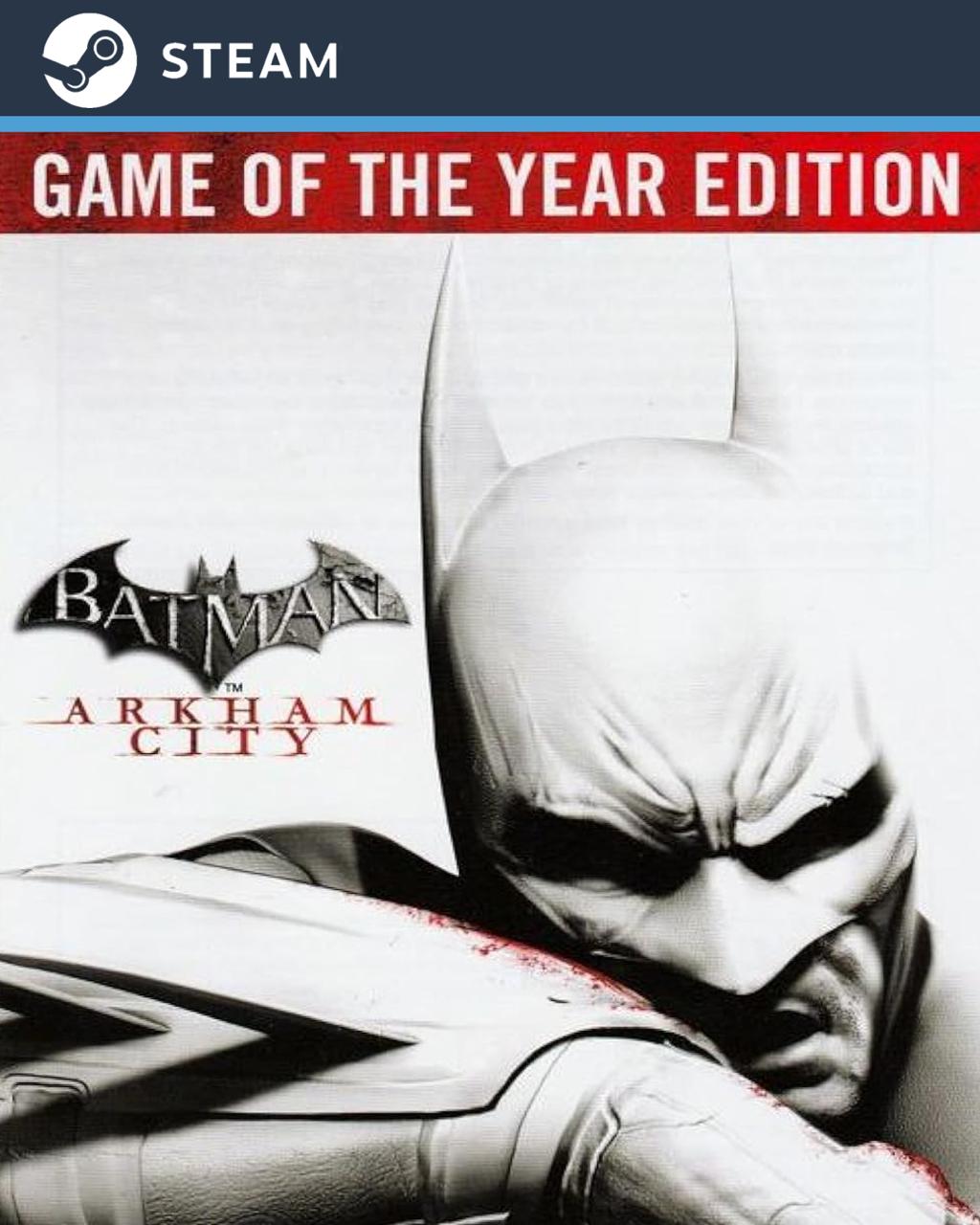 Batman: Arkham City - Game of the Year Edition - STEAM