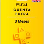 PSN PLUS EXTRA 3 MESES INGLÉS - PS4